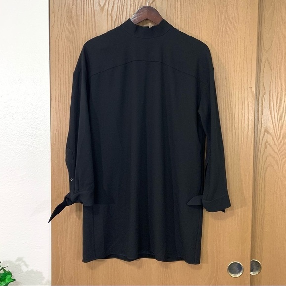 Aritzia Babaton Womens Black Long Sleeve Shift Dress Mock Neck Size XS - Picture 1 of 8